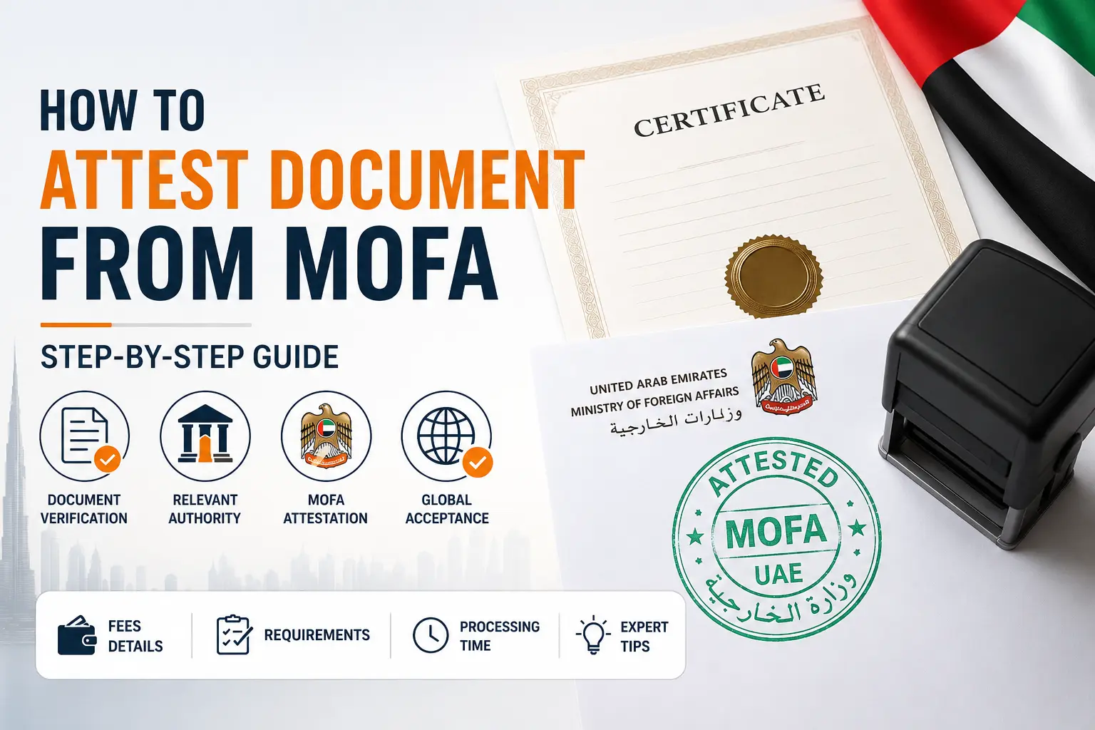 attest document from mofa